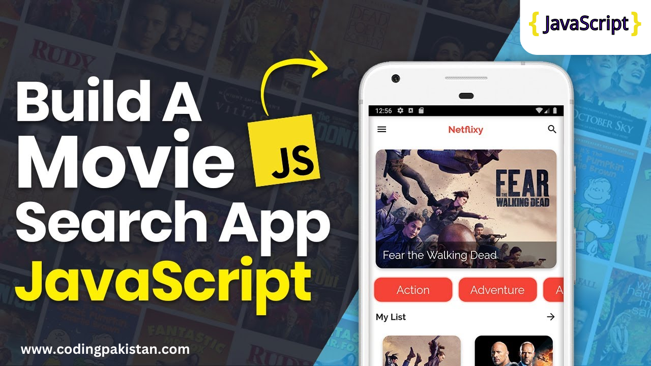 Build A Movie App Using HTML, CSS and JavaScript